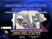 Geokimia Konstruksi Sebagai Solusi