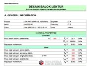 DESAIN BALOK LENTUR SISTEM RANGKA PEMIKUL MOMEN BIASA (SRPMB)