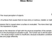 Gloss Meter