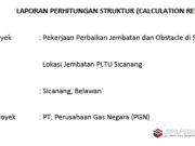 LAPORAN PERHITUNGAN STRUKTUR (CALCULATION REPORT)