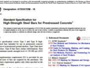 Standard Specification for High-Strength Steel Bars for Prestressed Concrete 1