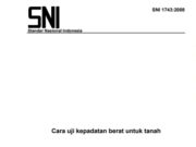 Cara uji kepadatan berat untuk tanah