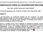 ELECTROCOAGULATION AS A WASTEWATER TREATMENT