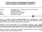 BERITA ACARA PEMERIKSAAN PEKERJAAN DALAM RANGKA PEMBAYARAN TERMYN