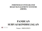 PANDUAN SURVAI KONDISI JALAN