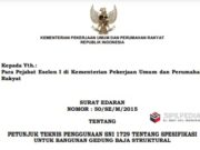 PETUNJUK TEKNIS PENGGUNAAN SNI 1729 TENTANG SPESIFIKASI UNTUK BANGUNAN GEDUNG BAJA STRUKTURAL