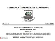 RENCANA TATA RUANG WILAYAH KOTA TANGERANG 2012-2032