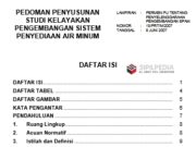 PEDOMAN PENYUSUNAN STUDI KELAYAKAN PENGEMBANGAN SISTEM PENYEDIAAN AIR MINUM
