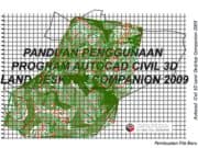 Panduan Penggunaan Program Autocad Civil 3D Land Desktop Companion 2009