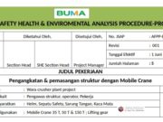 Pengangkatan & pemasangan struktur dengan Mobile Crane