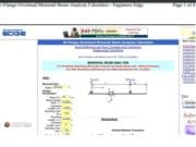 MONORAIL BEAM ANALYSIS