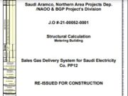 Structural Calculation Metering Building