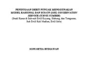 PENDUGAAN DEBIT PUNCAK MENGGUNAKAN MODEL RASIONAL DAN SCS-CN (SOIL CONSERVATION SERVICE-CURVE NUMBER)