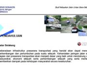 Studi Kelayakan Jalan Lintas
