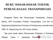 BUKU DASAR-DASAR TEKNIK PERENCANAAN TRANSPORTASI
