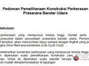 Pedoman Pemeliharaan Konstruksi Perkerasan Prasarana Bandar Udara