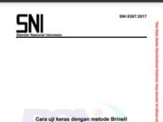 SNI Cara Uji Keras dengan Metode Brinell