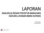 ANALISIS & DESAIN STRUKTUR BANGUNAN GEDUNG LAYANAN BMKG