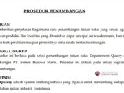 Prosedur Penambangan