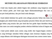 METODE PELAKSANAAN PIER HEAD JEMBATAN