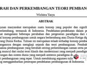 SEJARAH DAN PERKEMBANGAN TEORI PEMBANGUNAN