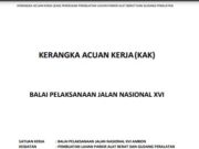 Kerangka Acuan Kerja Pembuatan Lahan Parkir Alat Berat dan Gudang Peralatan