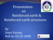 Reinforced earth & Reinforced earth structures