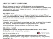 Arsitektur dan Lingkungan