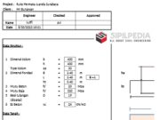 Pondasi Tapak Beton Type Bujursangkar