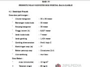 PERHITUNGAN KONSTRUKSI PORTAL BAJA GABLE
