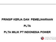 PRINSIP KERJA DAN PEMELIHARAAN PLTA