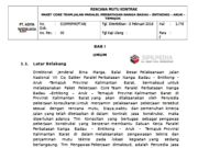 RENCANA MUTU PAKET CORE TEAM JALAN PARALEL PERBATASAN