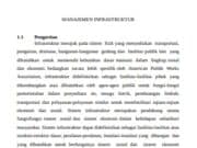 MANAJEMEN INFRASTRUKTUR