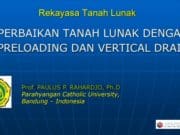 PERBAIKAN TANAH LUNAK DENGAN PRELOADING DAN VERTICAL DRAIN