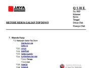 METODE KERJA GALIAN TOP DOWN