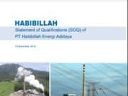 Statement of Qualifications (SOQ) of PT Habibillah Energi Adidaya