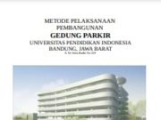 METODE PELAKSANAAN PEMBANGUNAN GEDUNG PARKIR