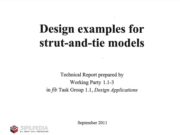 Design examples for strut-and-tie models
