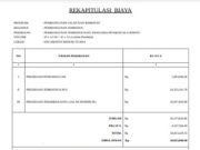 RAB Pembangunan Jembatan Kayu