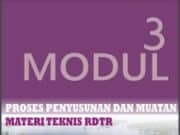Proses Penyususnan dan Muatan Materi Teknis RDTR
