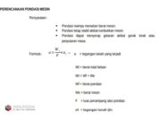 Perencanaan Pondasi Mesin
