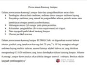 Perencanaan Kantong Lumpur