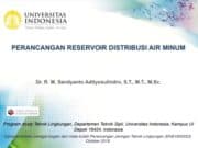 PERANCANGAN RESERVOIR DISTRIBUSI AIR MINUM