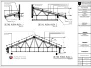 Gambar Detail Kuda Kuda Baja Ringan