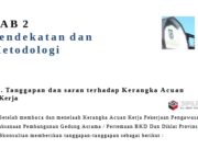 Pendekatan dan Metodologi Terhadap Kerangka Acuan Kerja