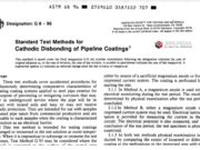 Standard Test Methods for Cathodic Disbonding of Pipeline Coatings