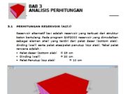 PERHITUNGAN RESERVOIR