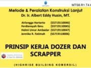 PRINSIP KERJA DOZER DAN SCRAPPER