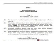 SPESIFIKASI TEKNIS RAMBU LALU LINTAS JALAN