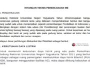 HITUNGAN TEKNIS PERENCANAAN ME